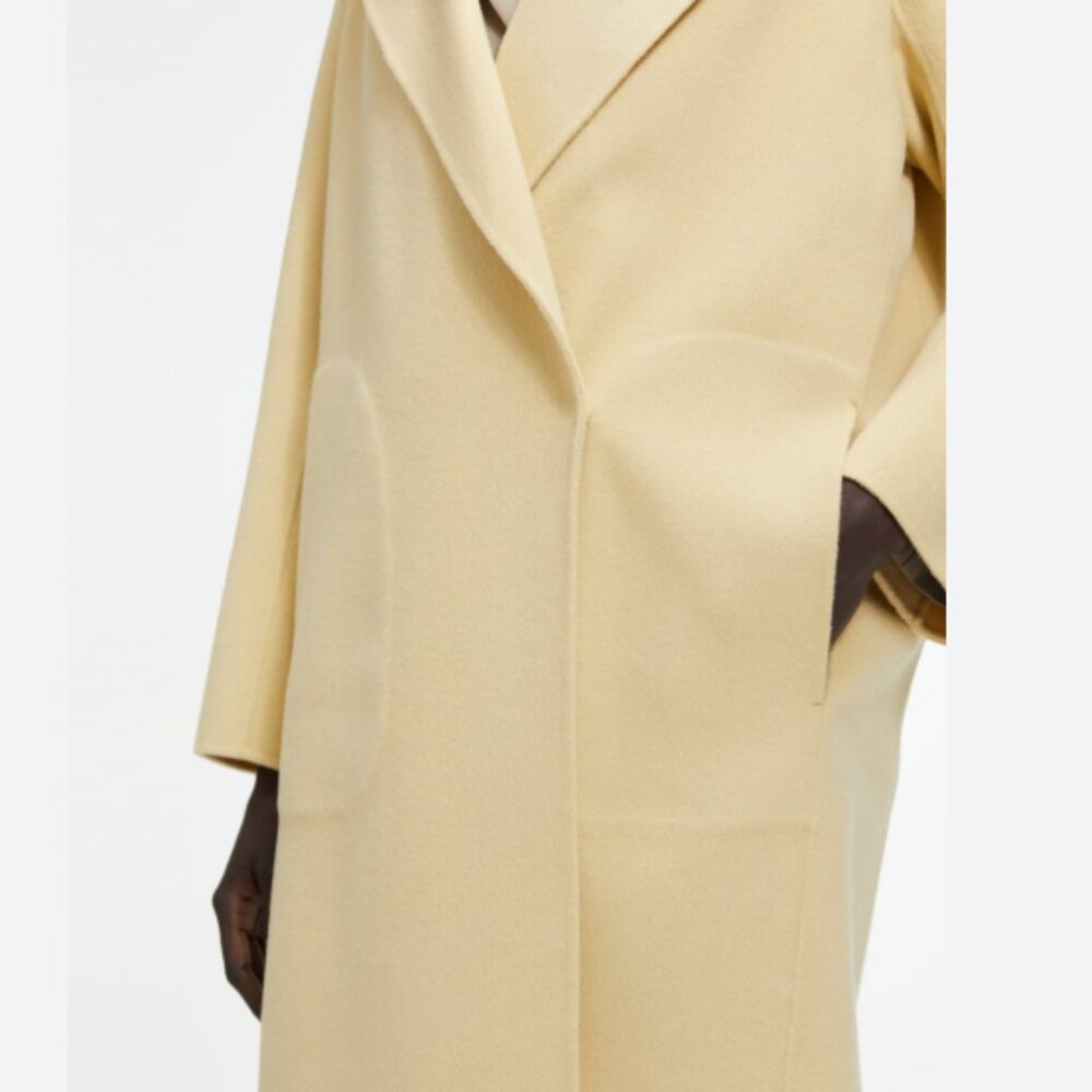 NEW Theory Double-Faced Wool-Cashmere Boy Coat - Picture 4 of 9